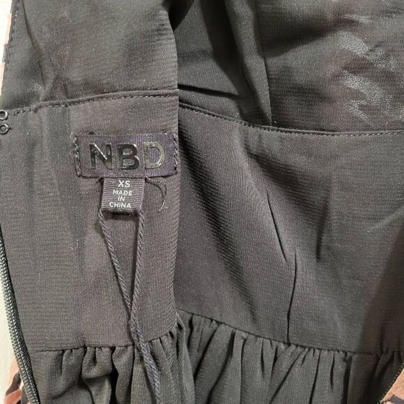 NBD Revolve Pink Zebra Mini Dress size XS - Picture 5 of 5